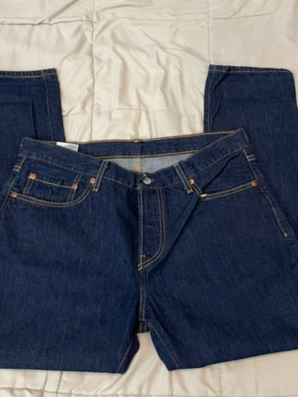 Levi's 501 CT Limited Edition Blue Jeans 30 x 32 Actual 33 x 27 Like New Denim